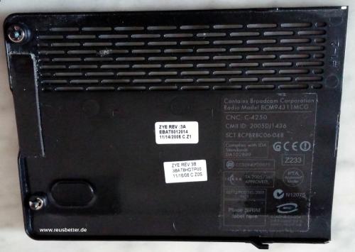 HP Pavilion DV6000 PN EBAT8012014 Original HDD /Festplatten Abdeckung